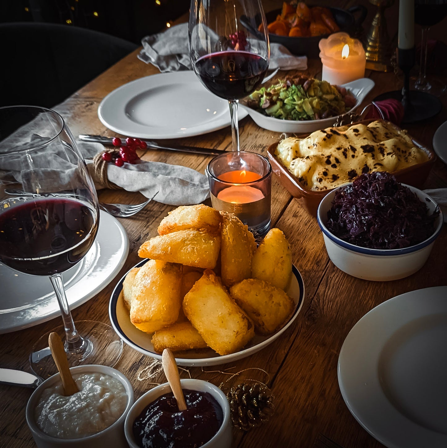 Christmas Day Vegetarian Box For 4